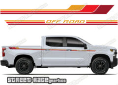 Chevrolet Silverado stickers 039 - Street Race Graphics