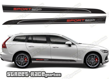 Volvo XC60 R Design side Stripes aufkleber