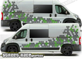 Campervan Honeycomb stickers