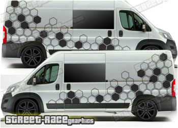 Campervan honeycomb stickers