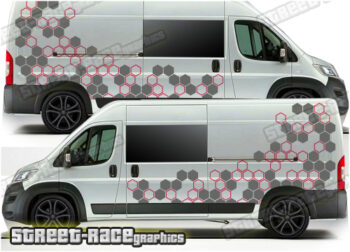 Campervan Honeycomb graphics