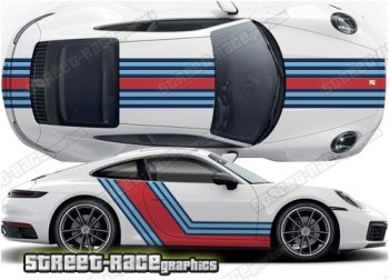 Porsche printed stripes