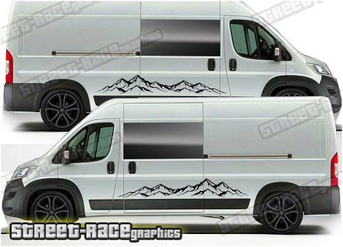 Ducato - Relay - Boxer camper van graphics 218