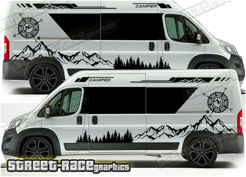 Ducato - Relay - Boxer camper van graphics 221