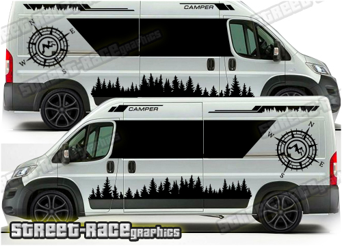 Ducato - Relay - Boxer camper van graphics 222