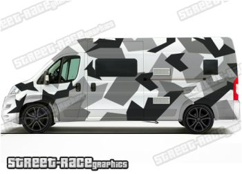 Ducato - Relay - Boxer camper van graphics 225 - DISRUPTION CAMOUFLAGE