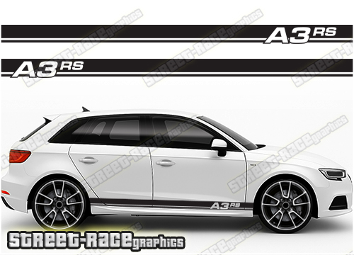 Audi A3 racing stripes 001 - A3 RS