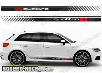Audi A3 racing stripes 004 - quattro S3