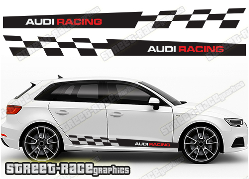 Audi A3 racing stripes 010