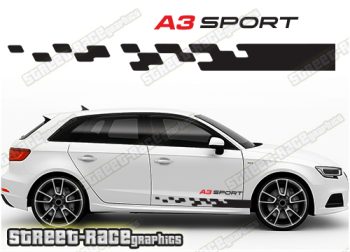 Audi A3 racing stripes 017 - A3 sport