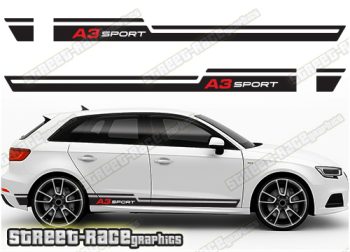 Audi A3 racing stripes 018
