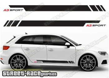 Audi A3 racing stripes 019 - A3 sport