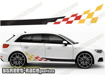 Audi A3 racing stripes 022