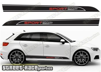 Audi A3 racing stripes 023