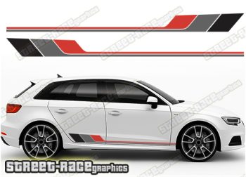 Audi A3 racing stripes 026