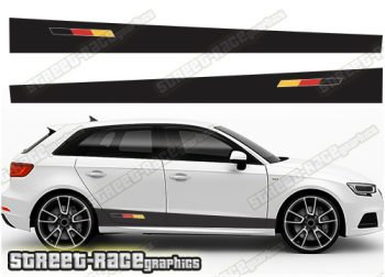 Audi A3 racing stripes 031 - German flag