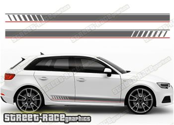 Audi A3 racing stripes 033