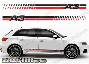 Audi A3 racing stripes 034