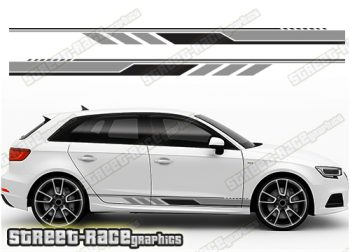 Audi A3 racing stripes 036
