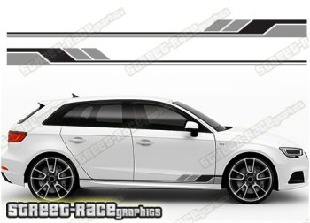 Audi A3 racing stripes 037