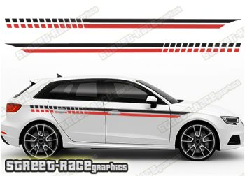 Audi A3 racing stripes 038