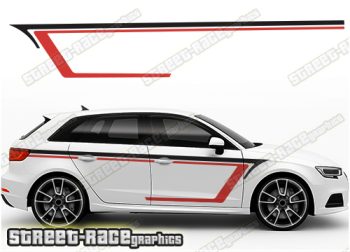 Audi A3 racing stripes 039