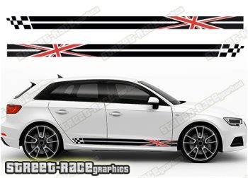 Audi A3 racing stripes 046