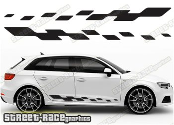 Audi A3 racing stripes 048