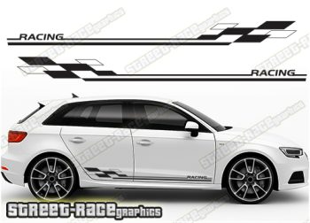 Audi A3 racing stripes 049