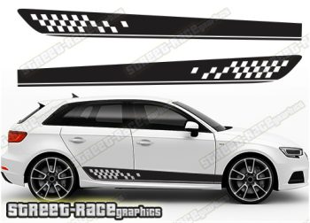 Audi A3 racing stripes 050