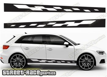 Audi A3 racing stripes 052