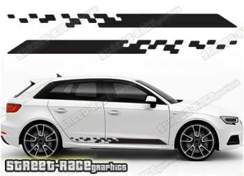 Audi A3 racing stripes 055