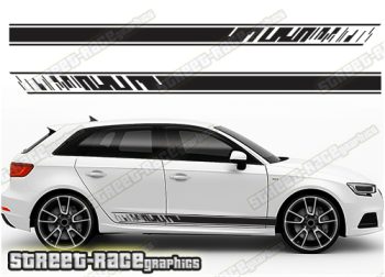 Audi A3 racing stripes 058