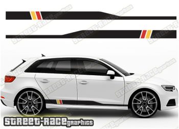 Audi A3 racing stripes 066