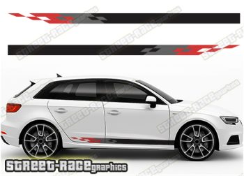 Audi A3 racing stripes 067