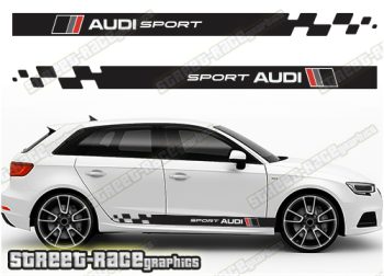 Audi A3 racing stripes 070