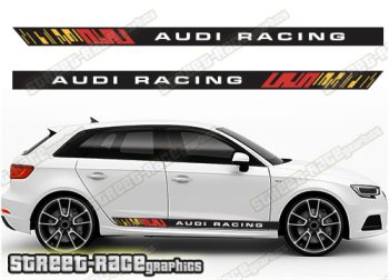 Audi A3 printed racing stripes 032 - German Flag