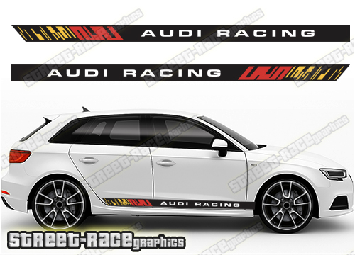 Audi A3 printed racing stripes 032 - German Flag