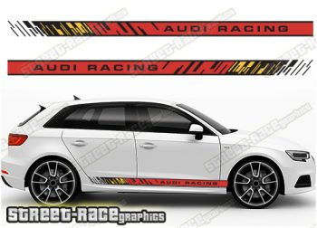 Audi A3 printed racing stripes 034 - German Flag