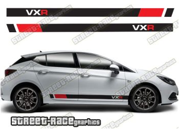 Vauxhall / Opel Astra racing stripes 043 - VXR