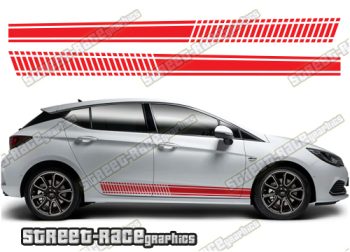 Vauxhall / Opel Astra racing stripes 057