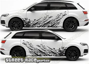 Audi Q7 002 - mud splatter graphics