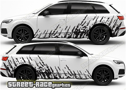 Audi Q7 003 - mud splatter graphics