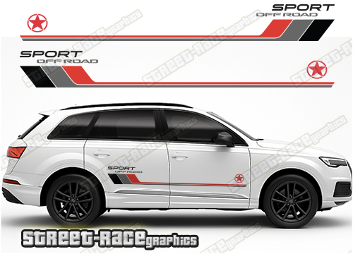 Audi Q7 034 - racing stripes