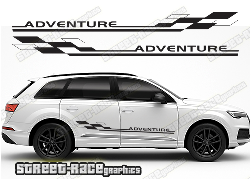 Audi Q7 035 racing stripes