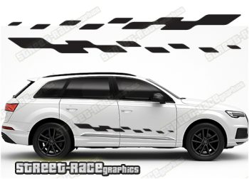 Audi Q7 036 racing stripes