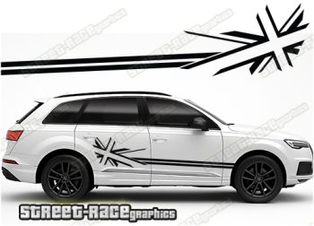 Audi Q7 039 racing stripes