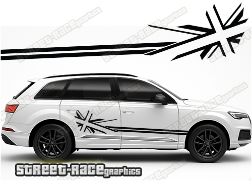 Audi Q7 039 racing stripes