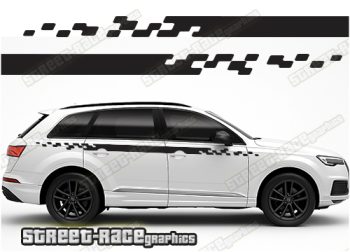 Audi Q7 043 racing stripes