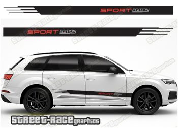 Audi Q7 055 - racing stripes